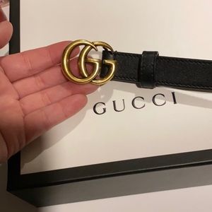 Authentic Gucci Double G Belt
